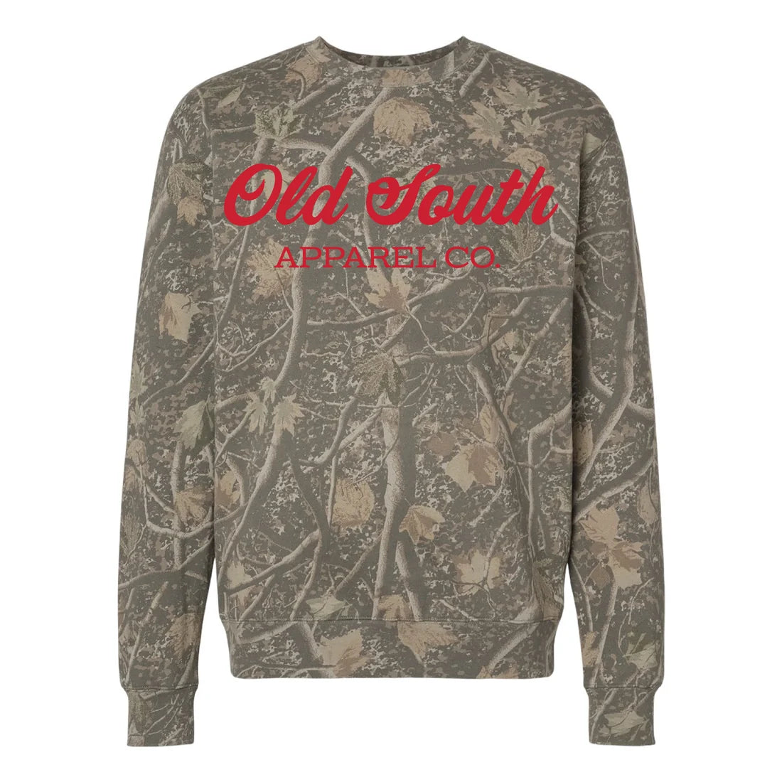 Old South Homegrown Logo - Crewneck Sweatshirt Deadwood Tree Camo 0
