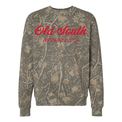 Old South Homegrown Logo - Crewneck Sweatshirt Deadwood Tree Camo 0