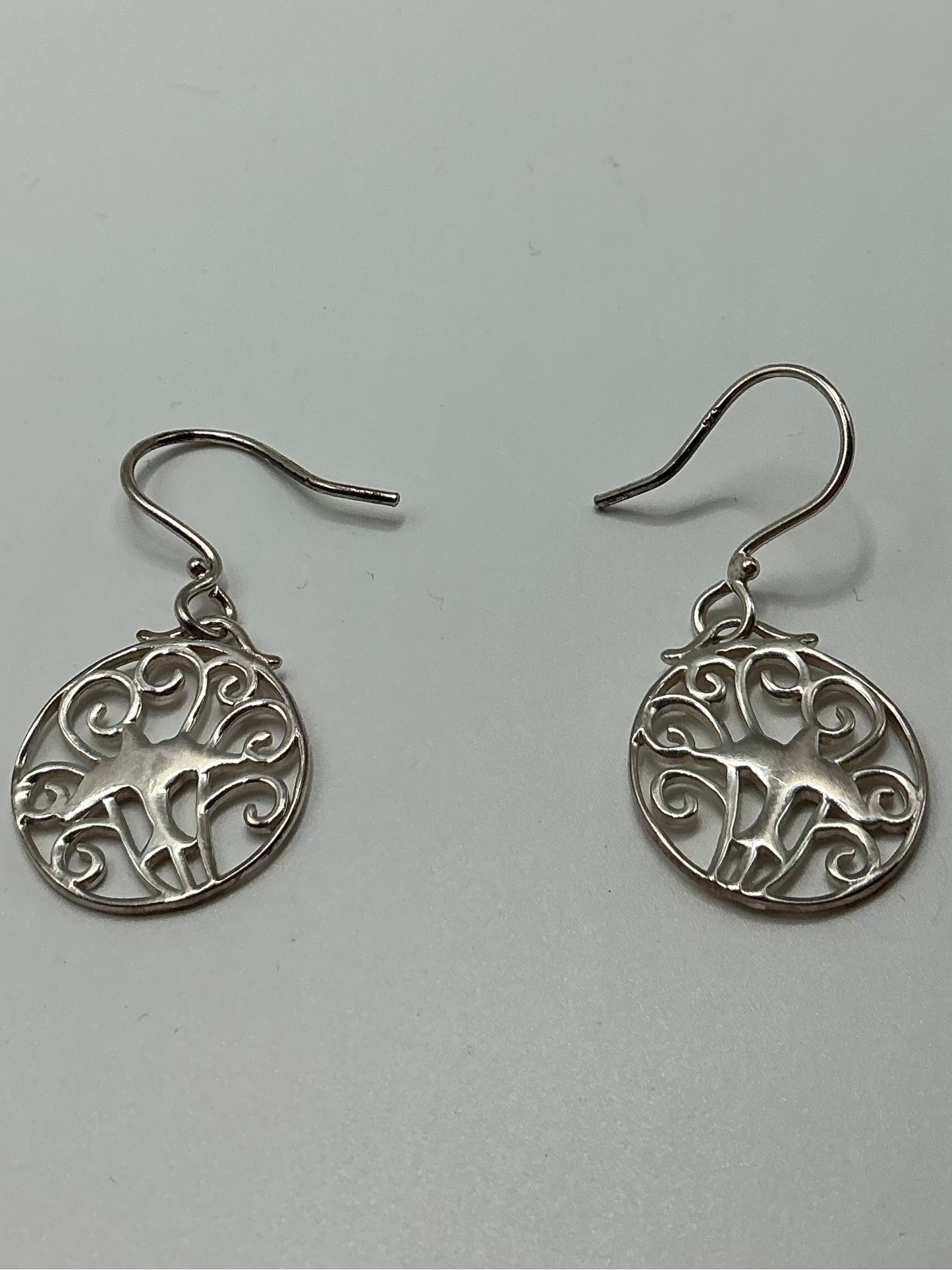 739 DER E474 Southern Gates Sterling Silver Bird Earrings 0