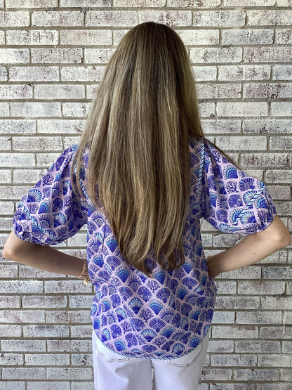 PP-0126-TOP-PRIM Simply Southern Seashell Prim Contrast Top