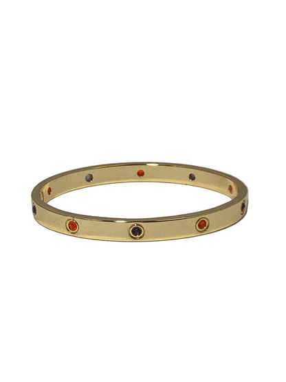 75637 Michelle McDowell Kaylor Purple and Orange Bracelet