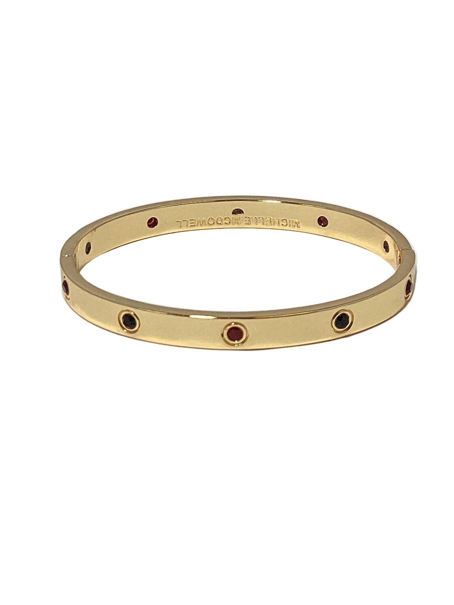 75639 Michelle McDowell Kaylor Garnet and Black Bracelet