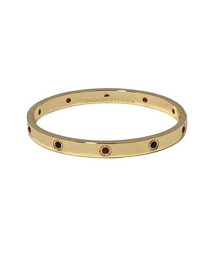 75639 Michelle McDowell Kaylor Garnet and Black Bracelet
