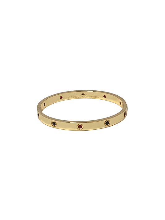 75639 Michelle McDowell Kaylor Garnet and Black Bracelet