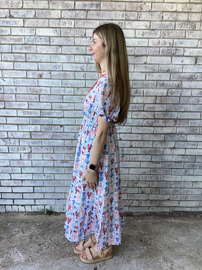 PP-0126-DRS-AMRCA-YNK-LBPTC Simply Southern America Lobster Dress