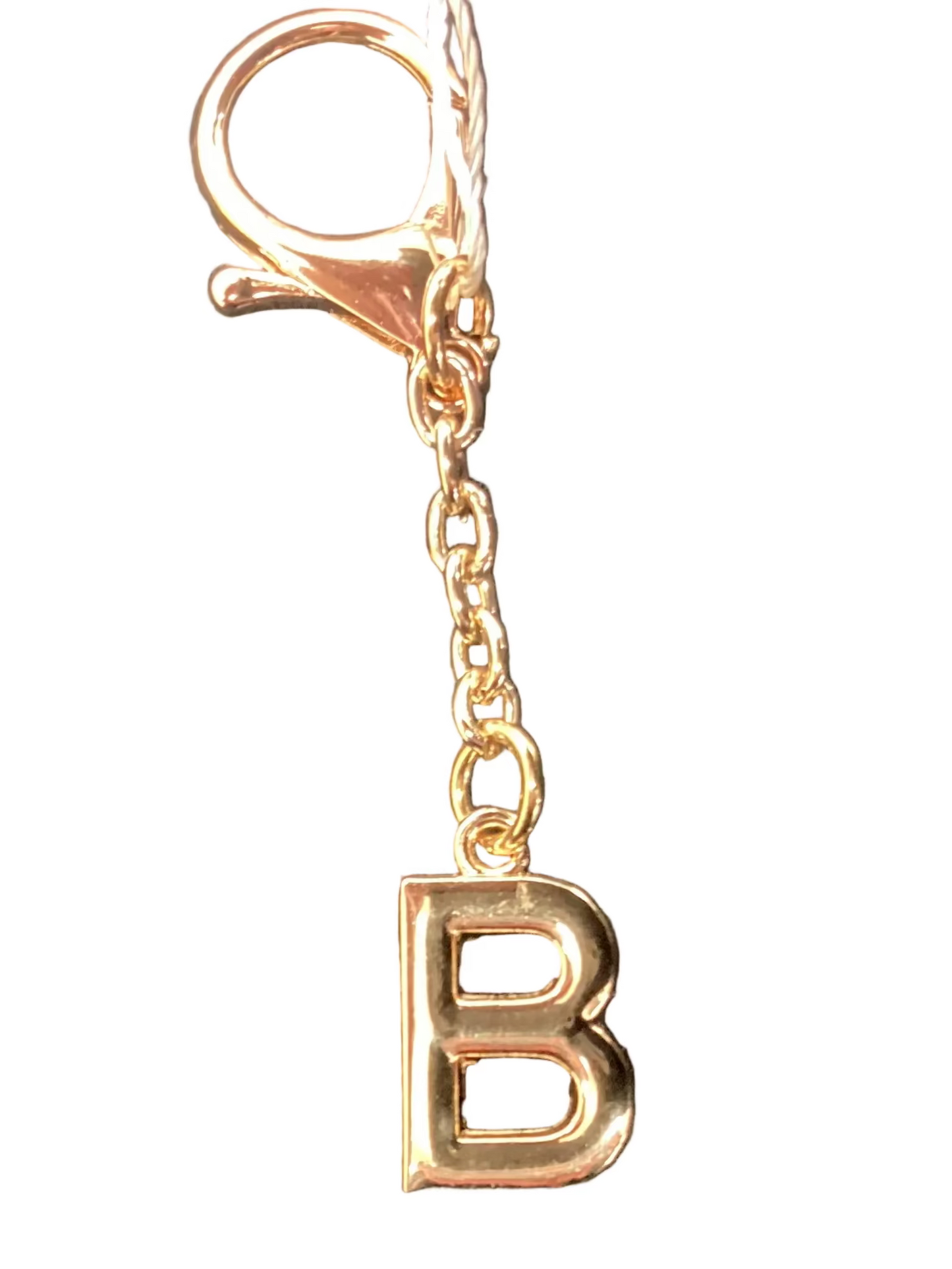 BCLTR-MTL Jen and Co Gold Tone Bag Charms Letter 0