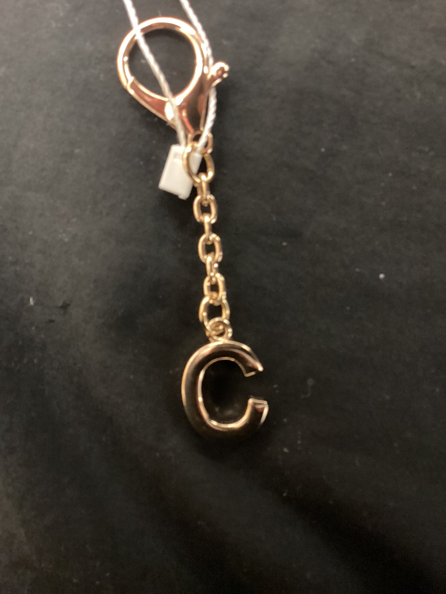 BCLTR-MTL Jen and Co Gold Tone Bag Charms Letter 0