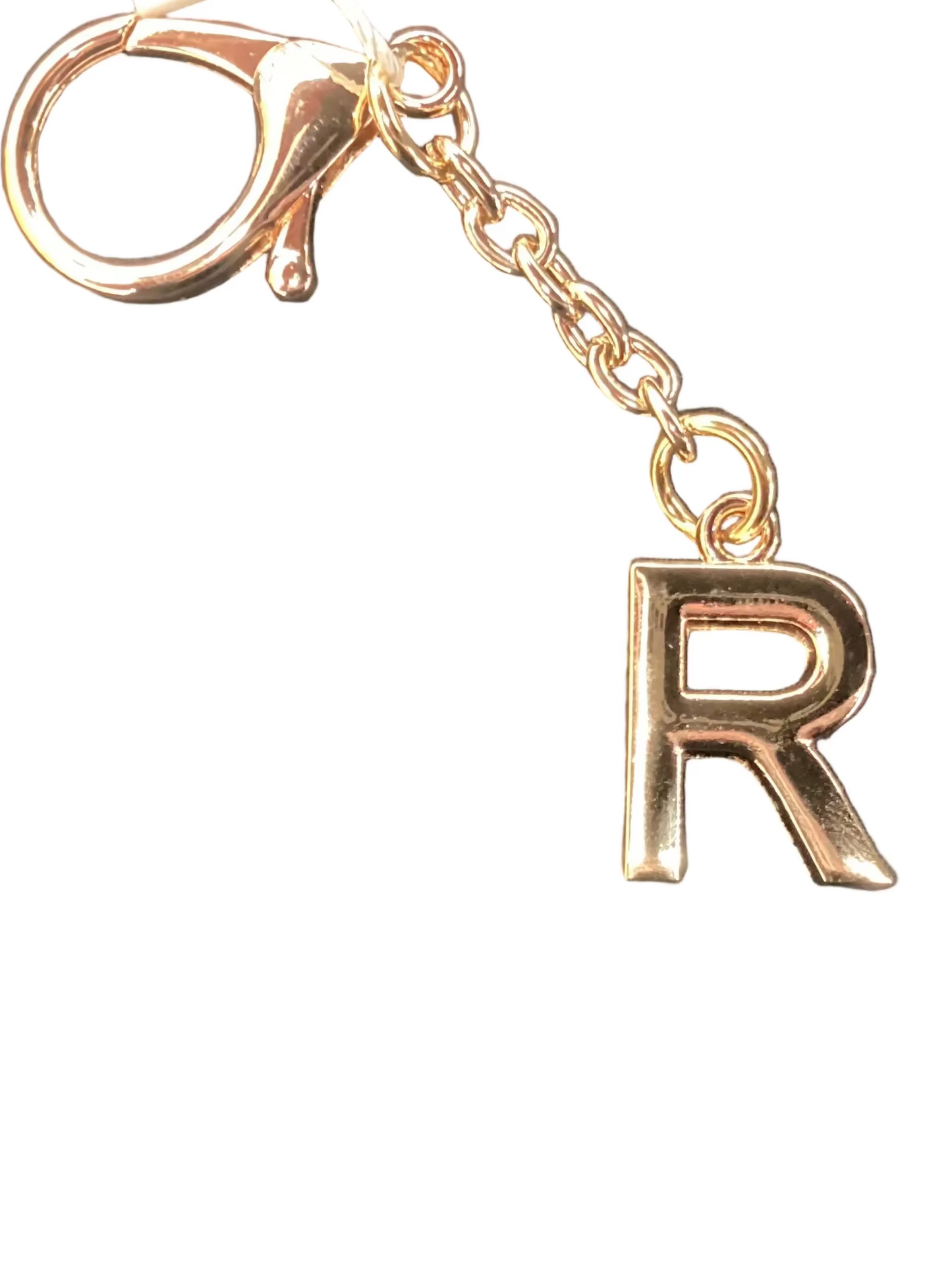 BCLTR-MTL Jen and Co Gold Tone Bag Charms Letter 0
