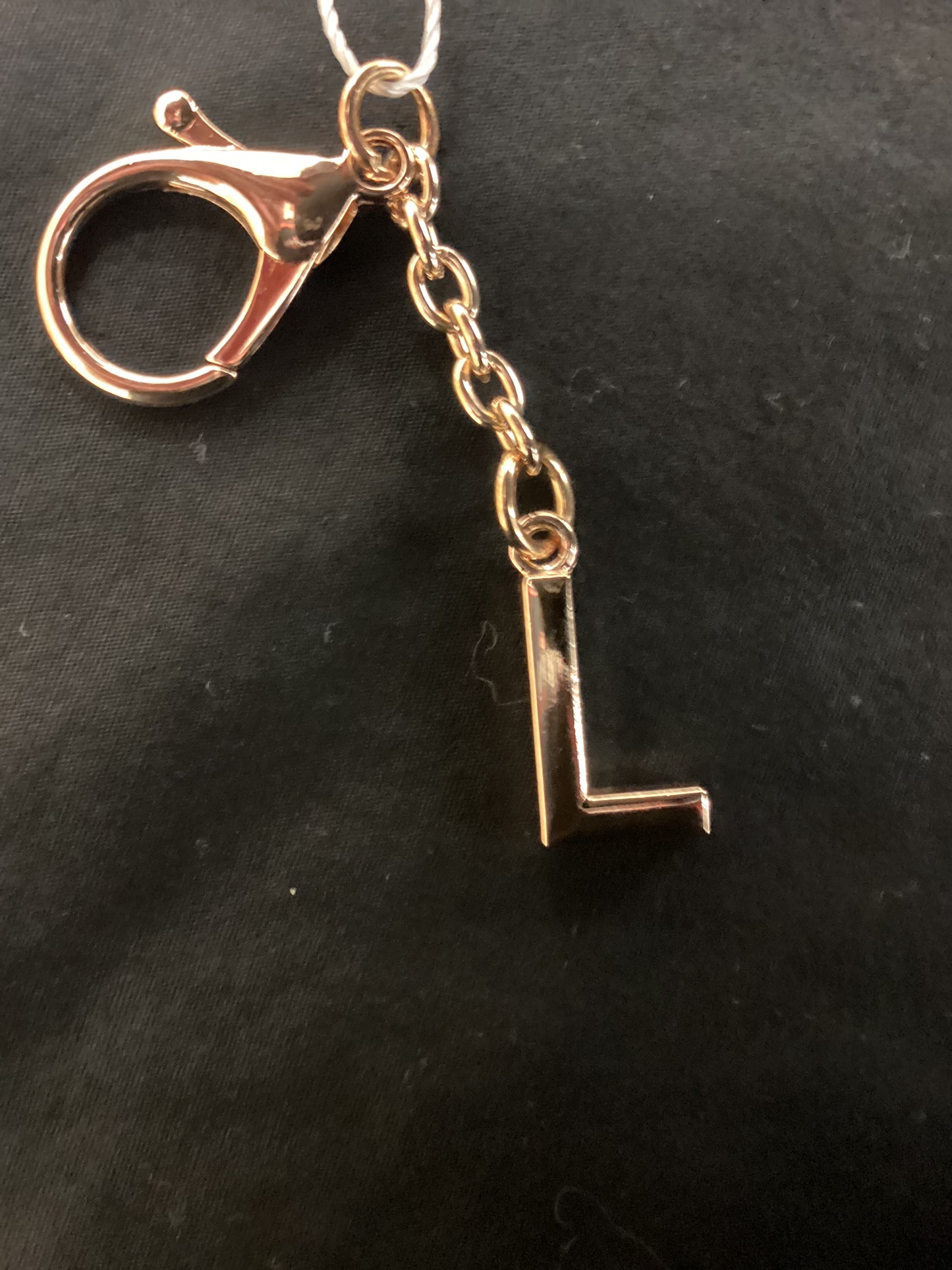 BCLTR-MTL Jen and Co Gold Tone Bag Charms Letter 0