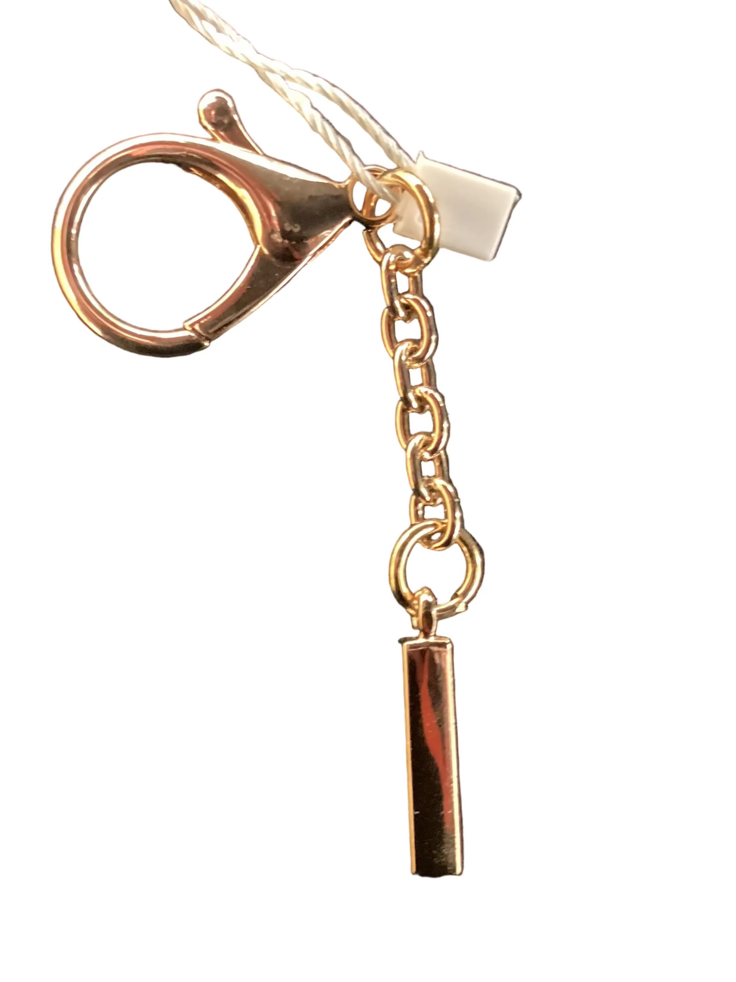 BCLTR-MTL Jen and Co Gold Tone Bag Charms Letter 0