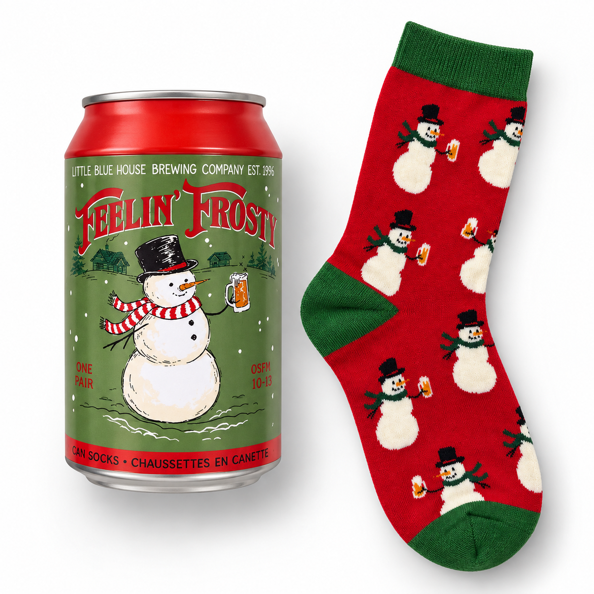 BC1FFRT001 Feeling Frosty Beer Can Socks 0