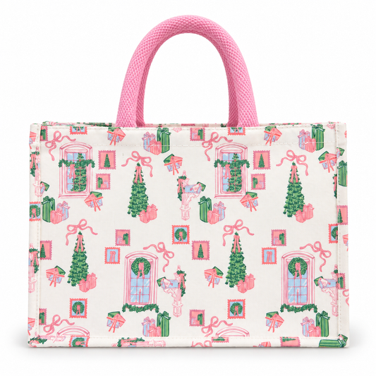 77629 Mary Square Classic Market Shopper Christmas Cottage 0
