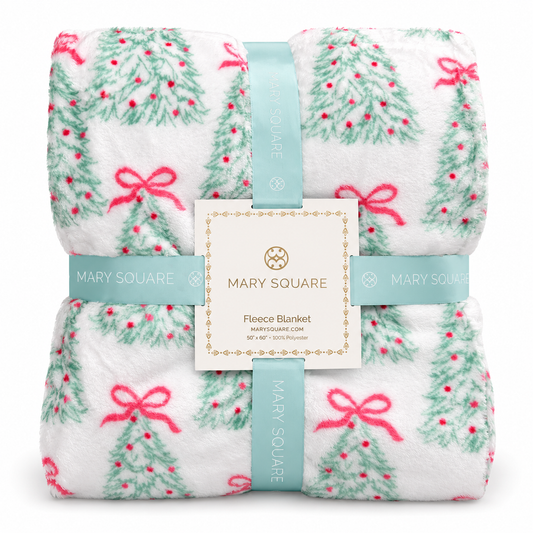 77662 Mary Square Blanket Rosy Woodlands 0