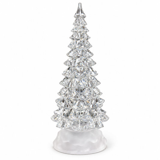 EX20671 Ganz Light Up Swirling Glitter Tree Small Acrylic 0