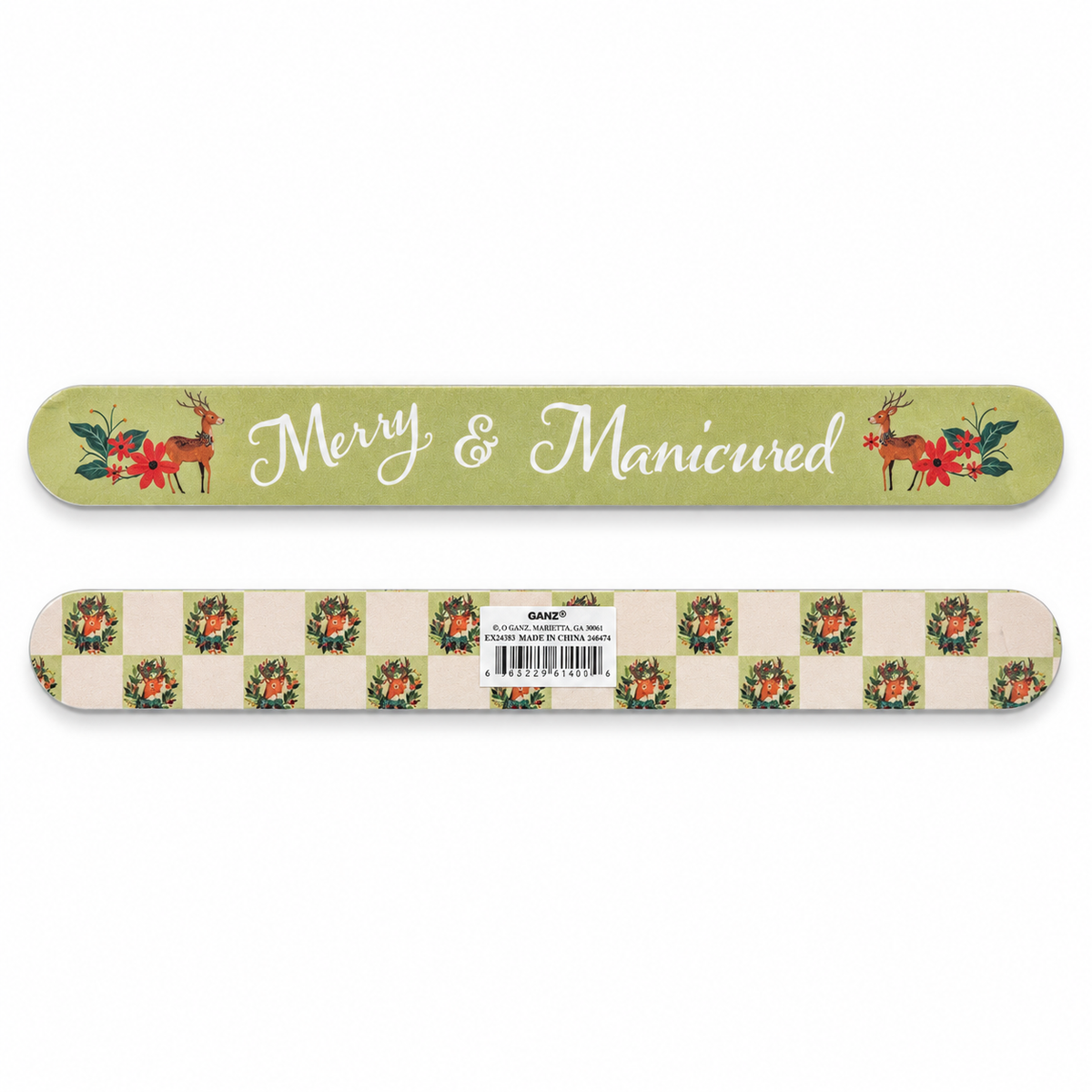 EX24853 Ganz Merry & Manicured "Tis the season to sparkle Nail Files 0