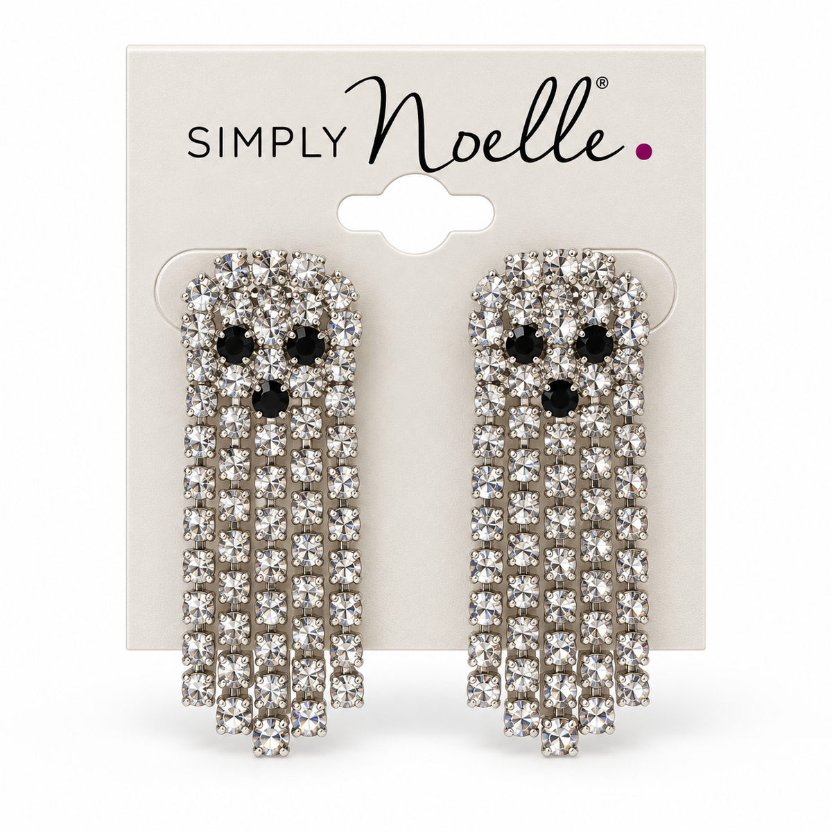 FEAR429 Simply Noelle Halloween Ghost Rhinestone Fashion Earrings 0