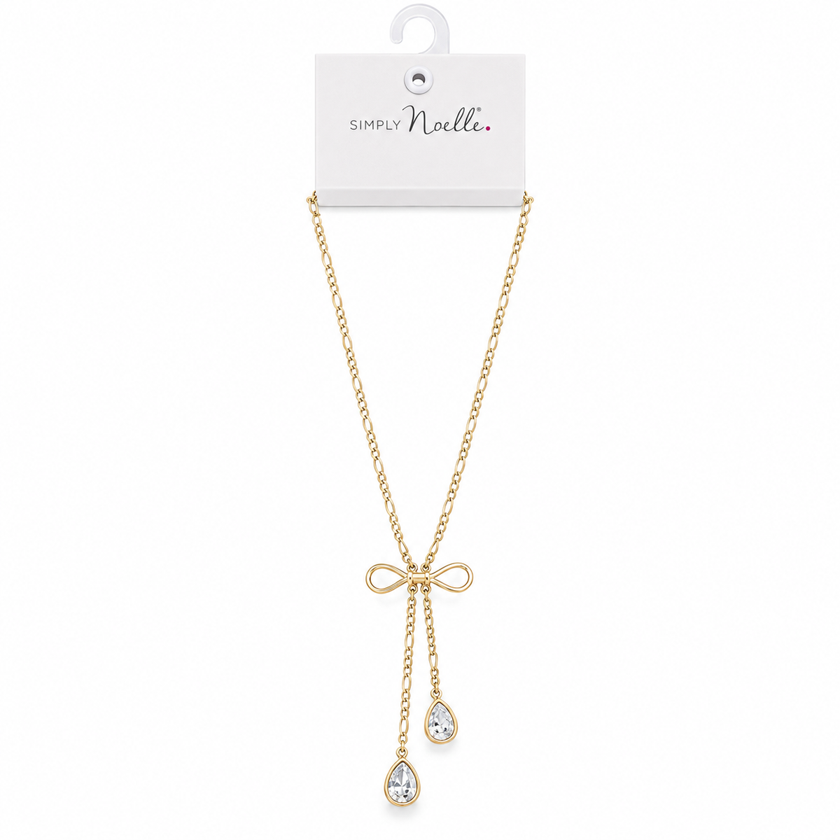FNECK445 Simply Noelle Holiday Bow Fashion Necklace 0
