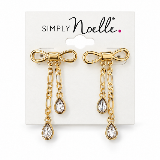 FEAR445 Simply Noelle Holiday Bow Fashion Earrings 0