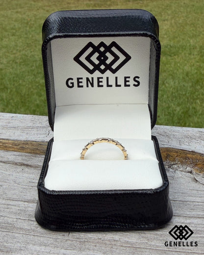 B-R-019293 10K Yellow Gold .20CTW Natural Diamond Wedding or Stackable Band 0