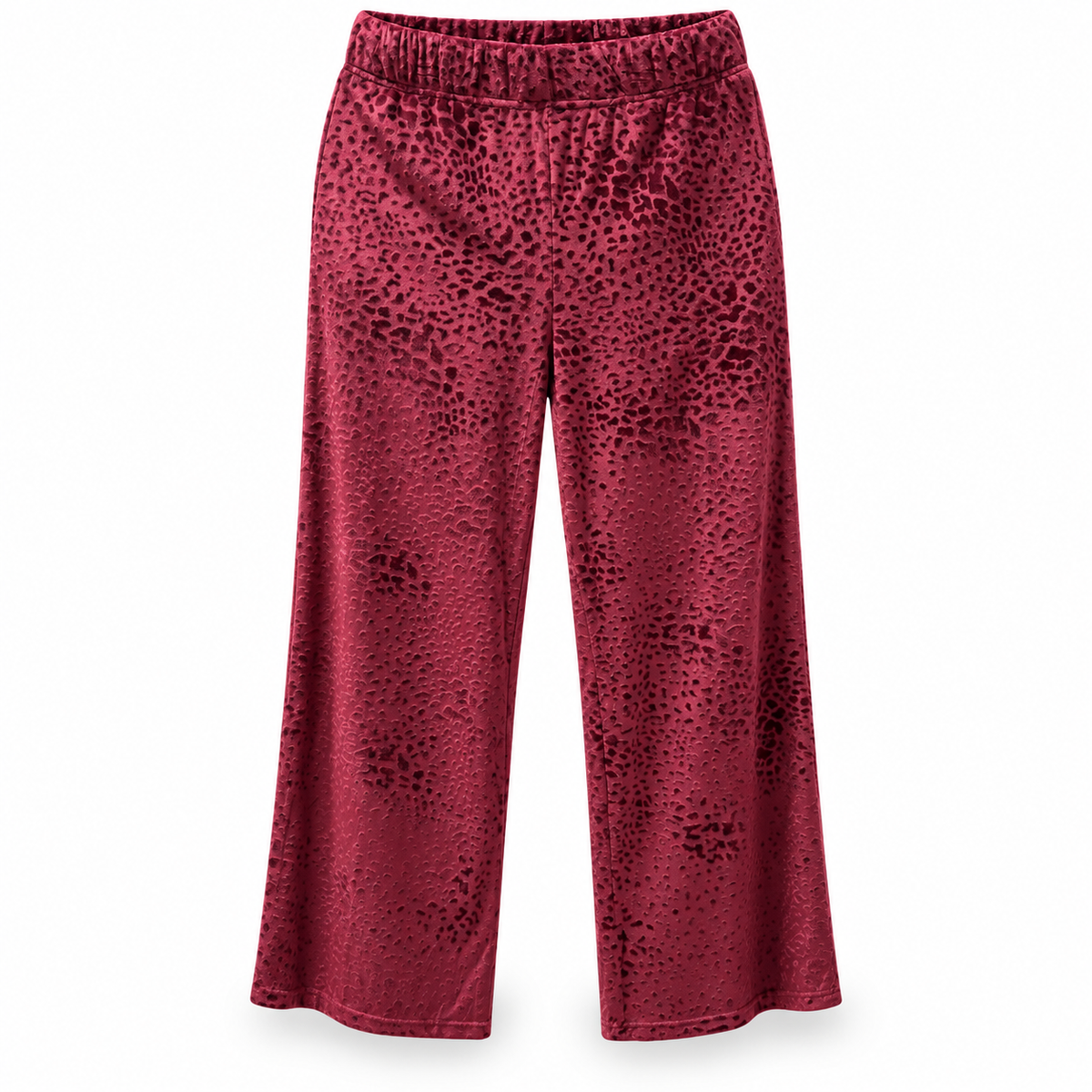Amanda Blu Women's Wine Leopard Luxe Lounge Pant 0