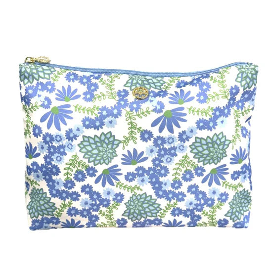 72600 Mary Square Travel Pouch-Daisy Chain White