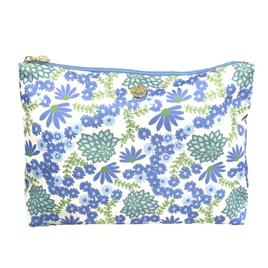 72600 Mary Square Travel Pouch-Daisy Chain White