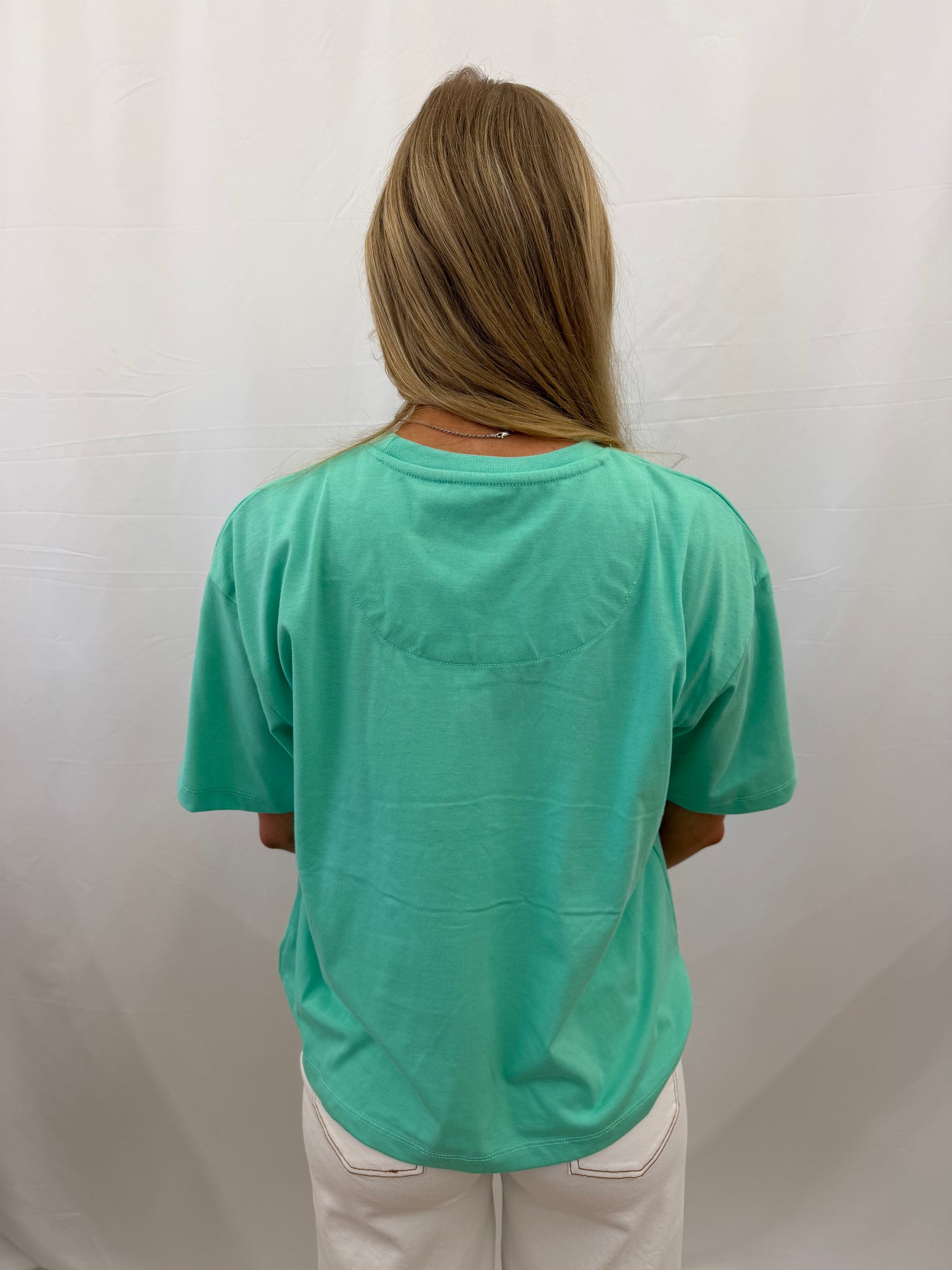 RDG61932AYW Royce Lucky Bow Oversized Top