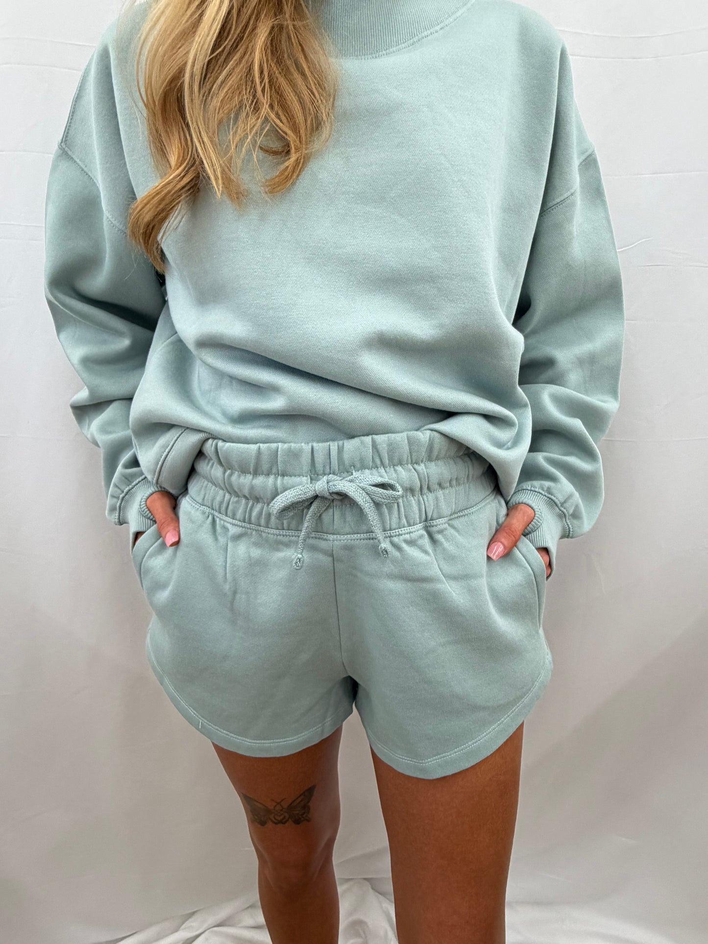 RDG68C03SLD Royce "Bondi" Mist Fleece Short w/ Side seam Pocket