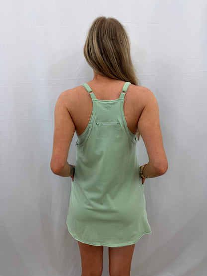 PP-0126-DRS-TARA-SAGE Simply Southern Tara Romper Dress Sage