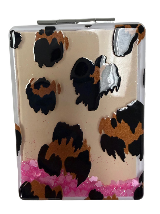 PP-0226-KIT-MIRROR-BWTFL Simply Southern Magnifying Compact Cosmetic Mirror