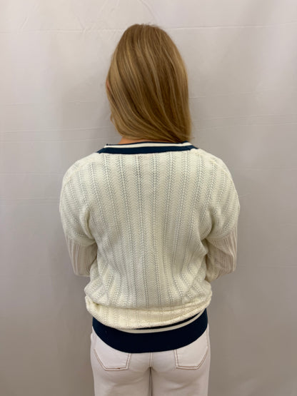 0126-CARDI-VARSTY-NAVY Simply Southern Varsity Cardigan
