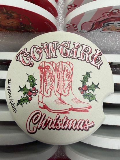 PP-0226-KIT-CC-HOL Simply Southern Water Absorbent Car Coasters