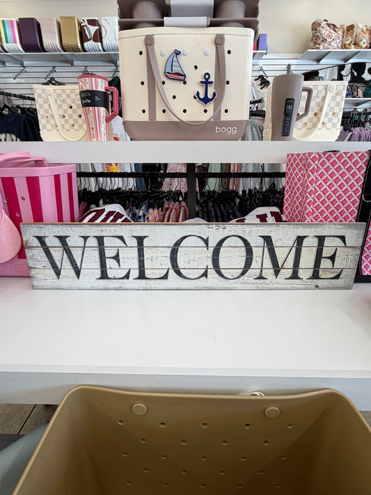 37-00306 Home Pine Pallet Sign Welcome 0