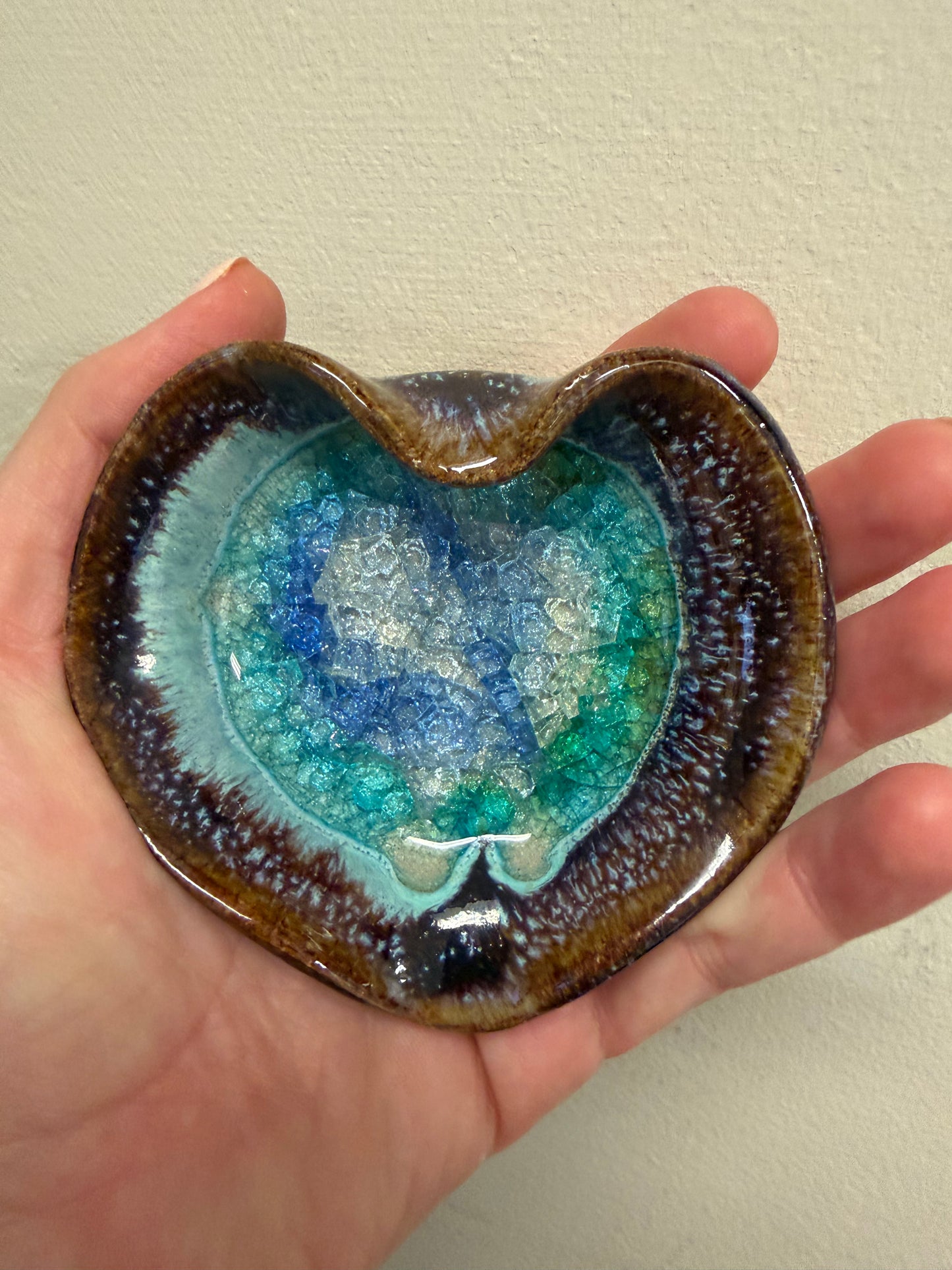 Down to Earth Potter Little Heart Dishes Made in USA