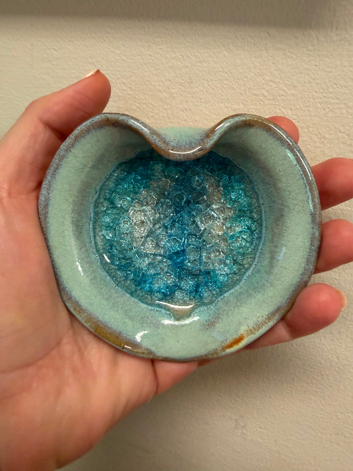 Down to Earth Potter Little Heart Dishes Made in USA