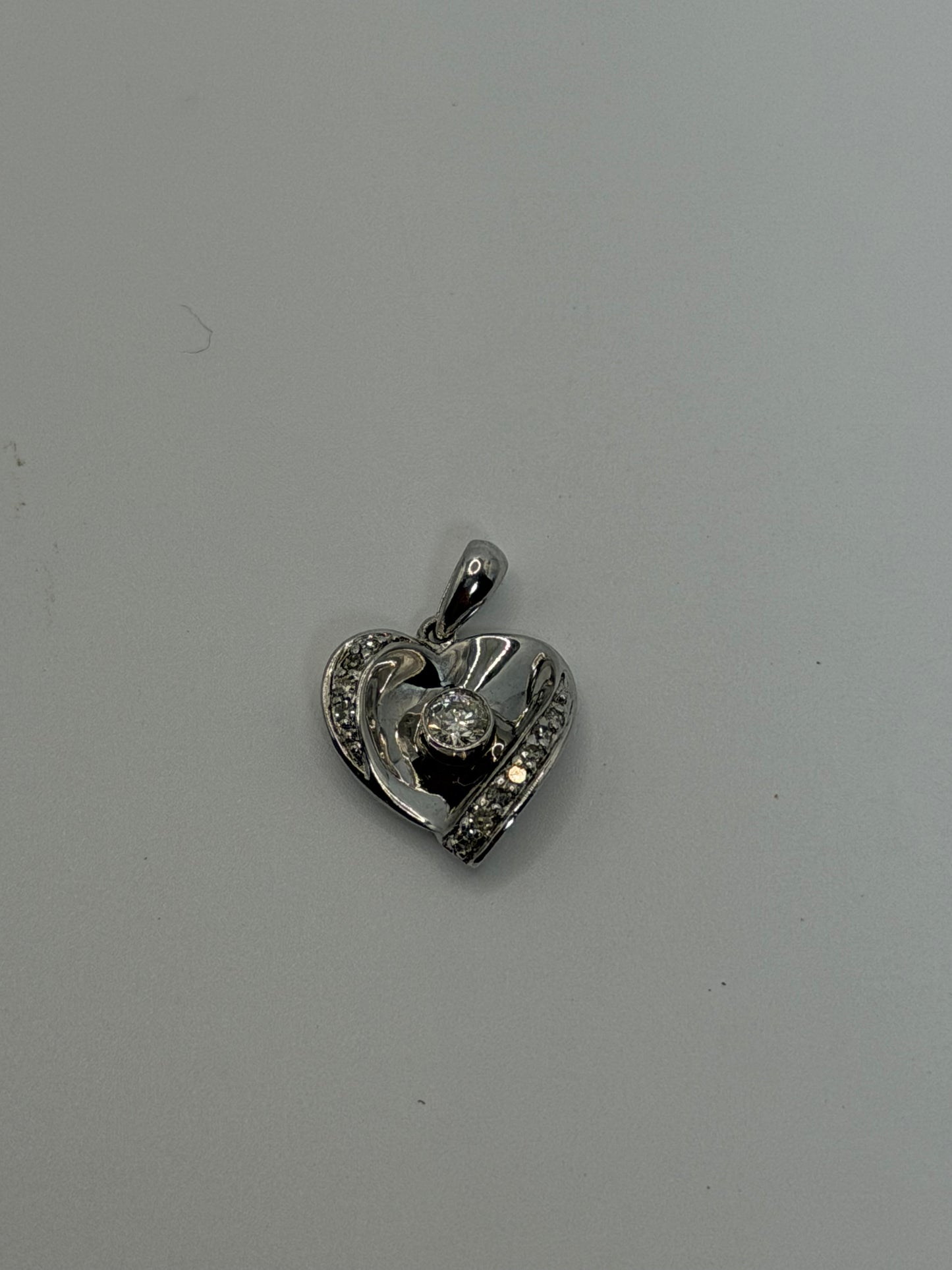 PEN3542/KSS .10Ct Eternal Love Heart Pendant