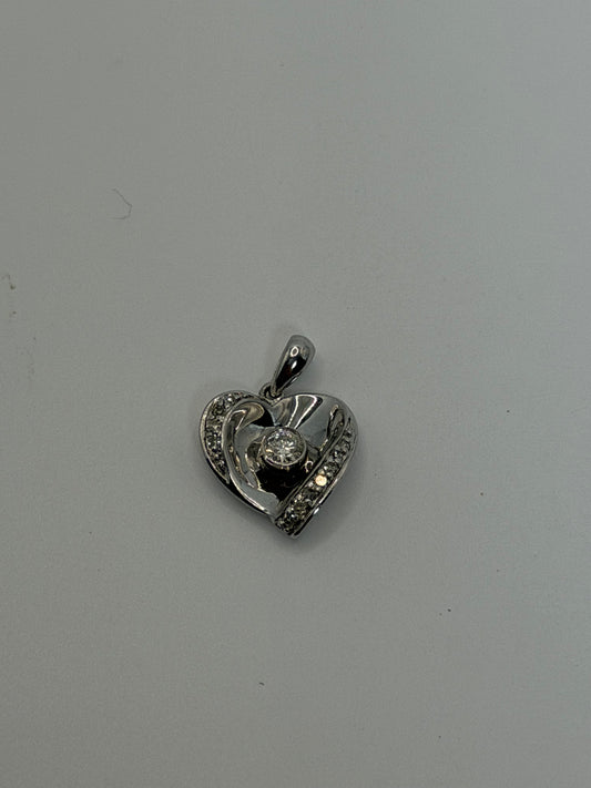 PEN3542/KSS .10Ct Eternal Love Heart Pendant