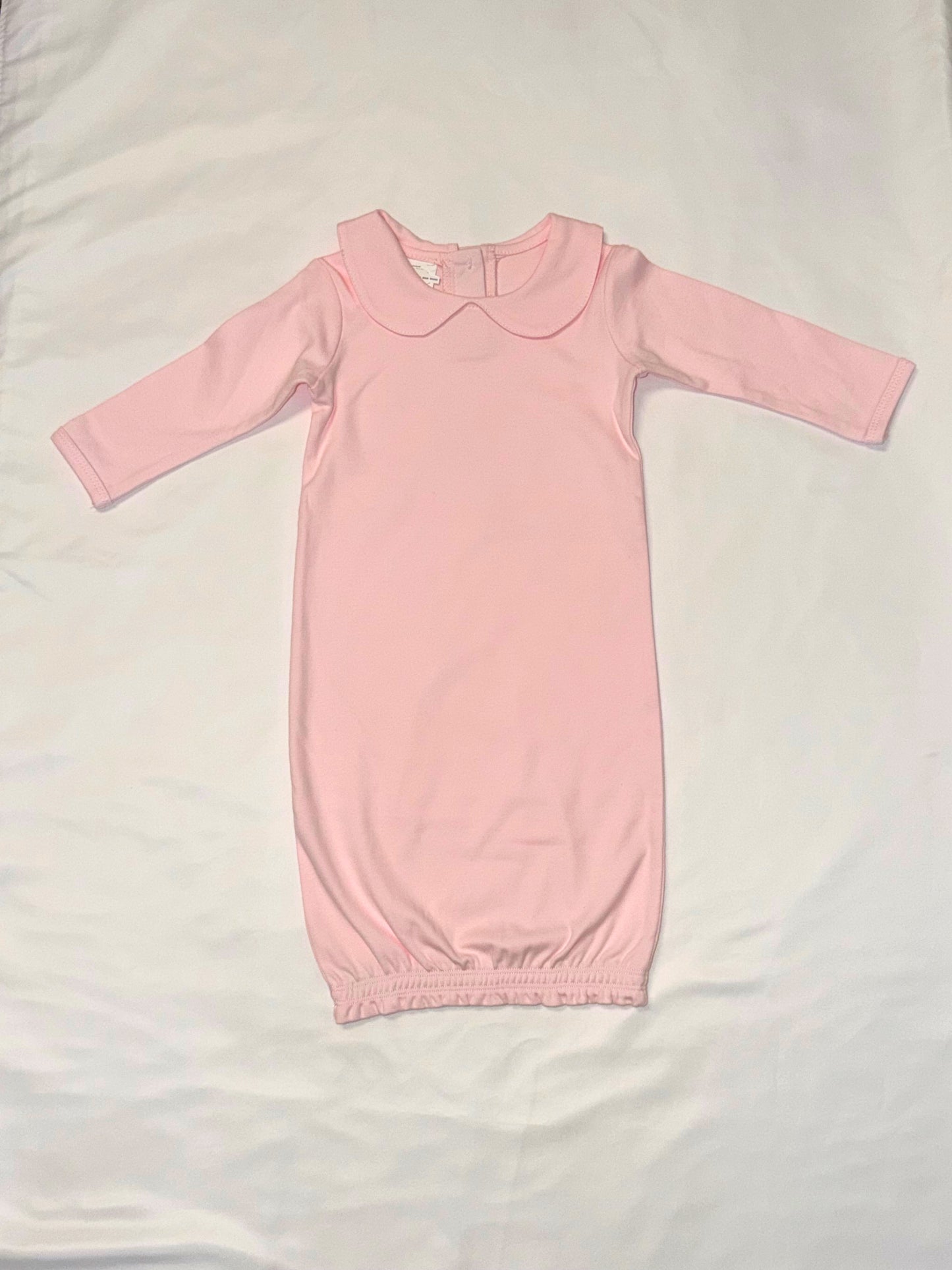 Newborn Baby Sleeping Gown in Blue, White, or Pink