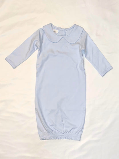 Newborn Baby Sleeping Gown in Blue, White, or Pink