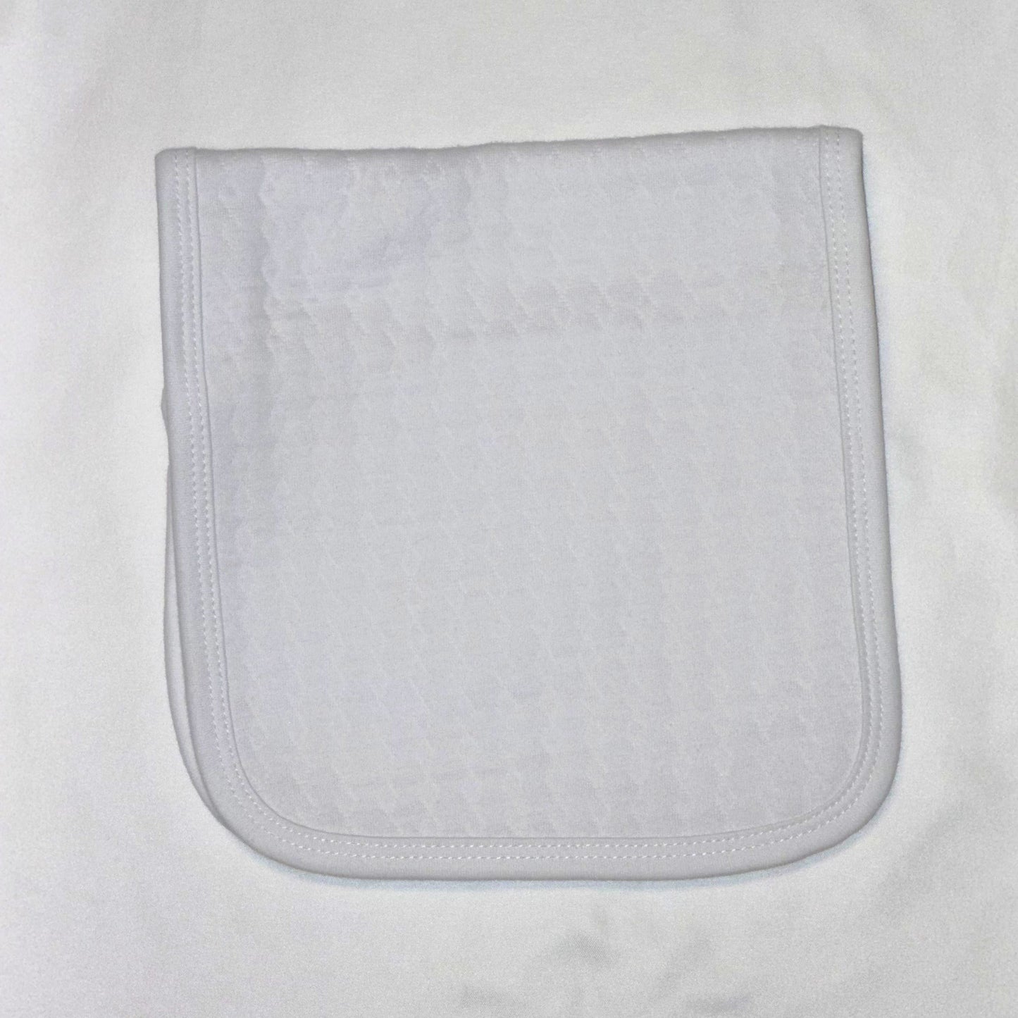 Baby Burp Cloth Slim Pearl Diamond Quilted Pink, Blue, White