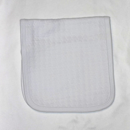 Baby Burp Cloth Slim Pearl Diamond Quilted Pink, Blue, White
