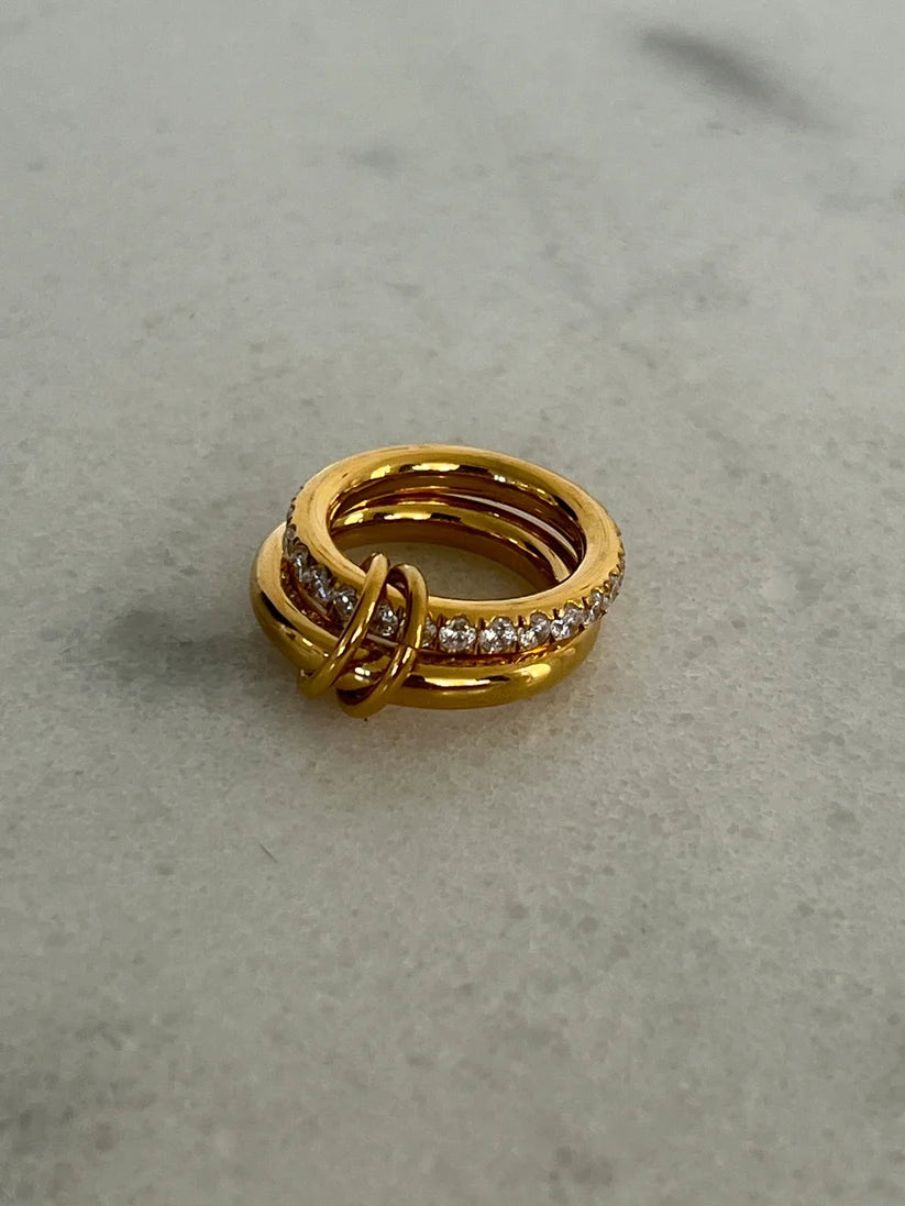 Chansutt Pearls The Grace Ring Water Resistant 18k Plated Stainless Steel