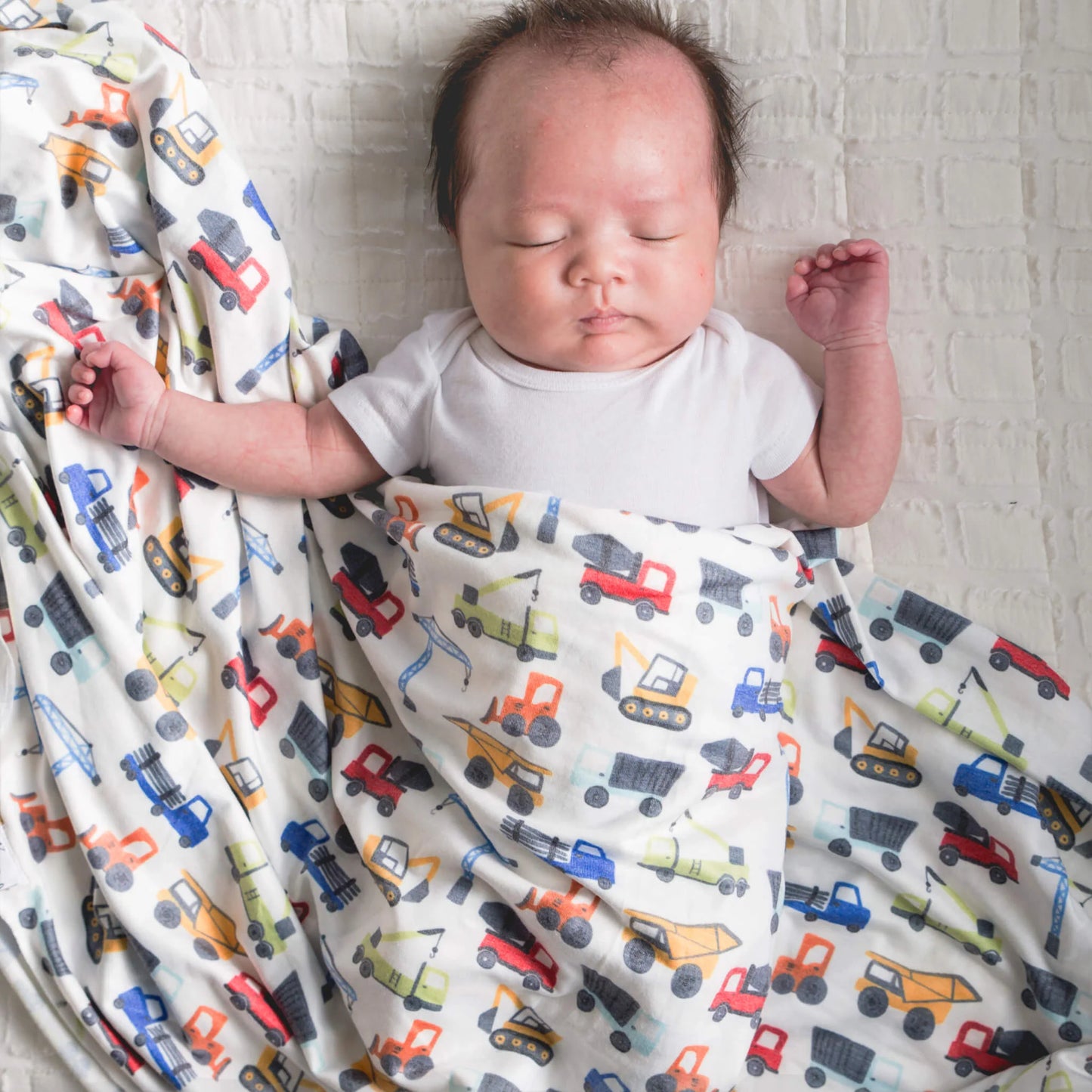 1W-28JJ-LN12 Copper Pearl Diesel Knit Swaddle Blanket