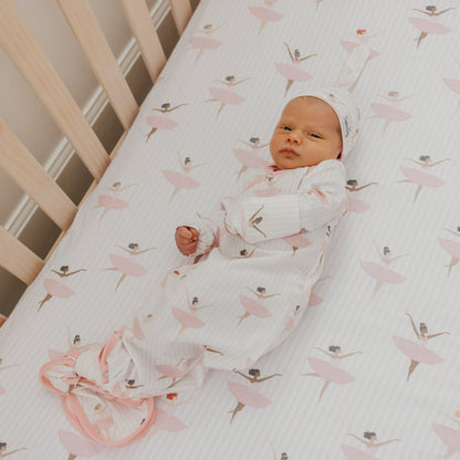 CP-KNGW-0376-NSZ Copper Pearl Katerina Newborn Knotted Gown