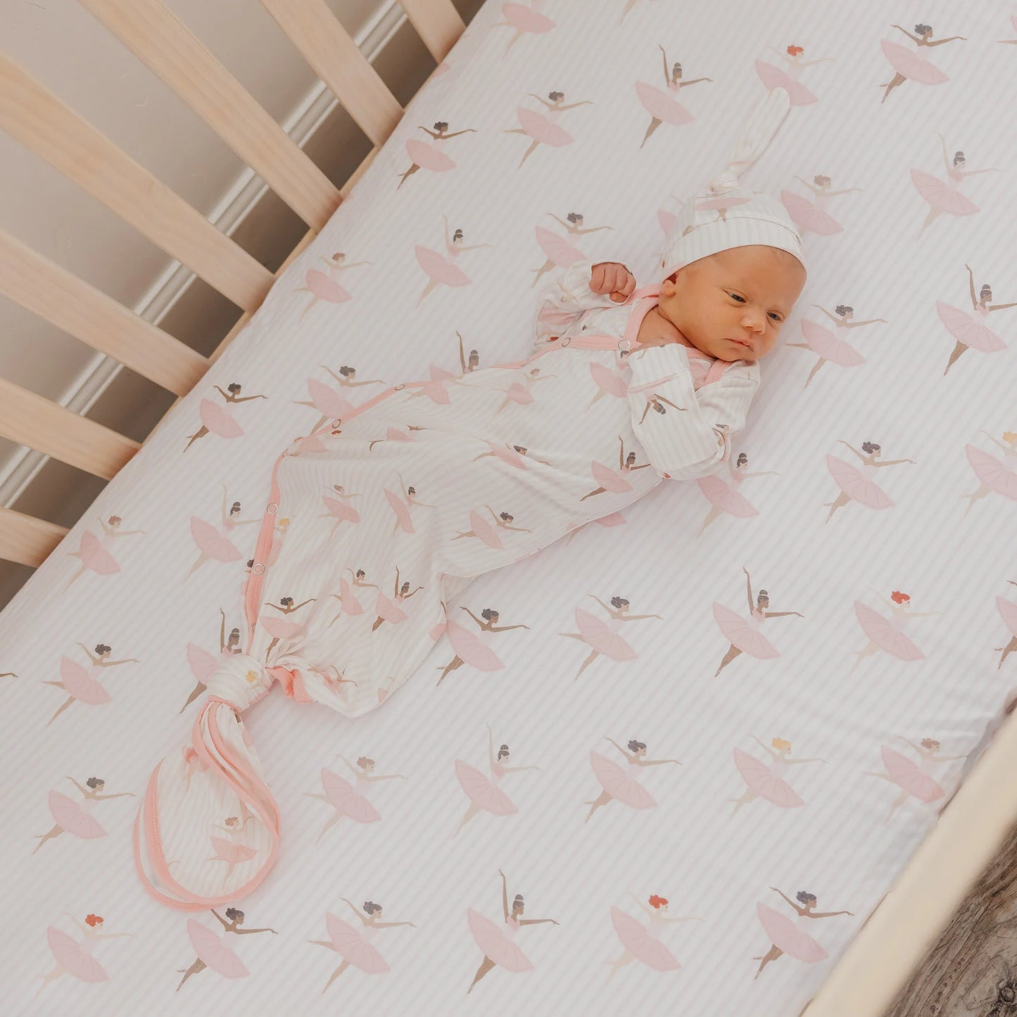 CP-KNGW-0376-NSZ Copper Pearl Katerina Newborn Knotted Gown