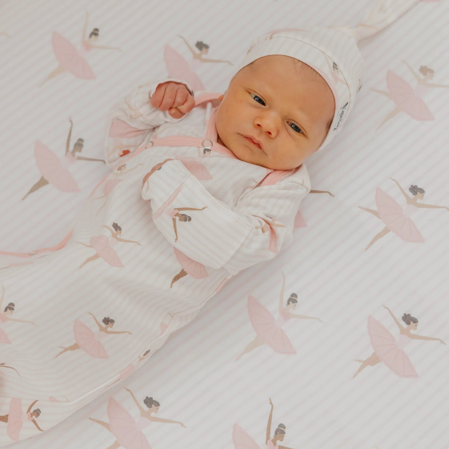 CP-KNGW-0376-NSZ Copper Pearl Katerina Newborn Knotted Gown