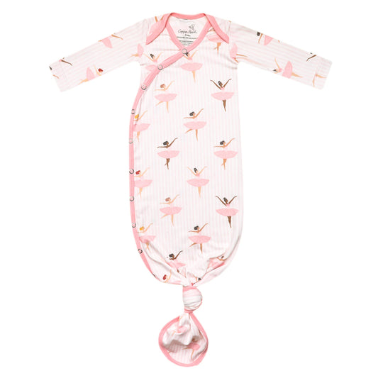 CP-KNGW-0376-NSZ Copper Pearl Katerina Newborn Knotted Gown