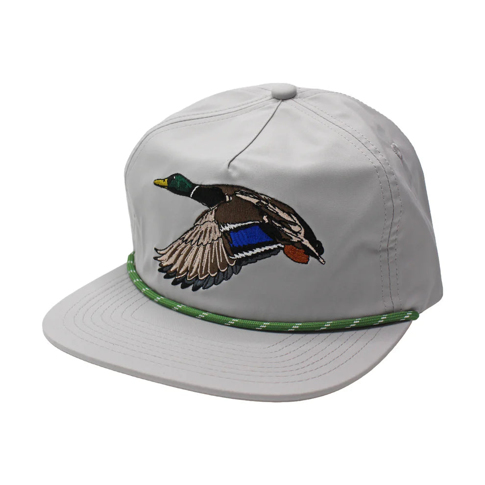 L0500033 Local Boy Youth Mr Mallard Low Profile Rope Hat Cool Gray