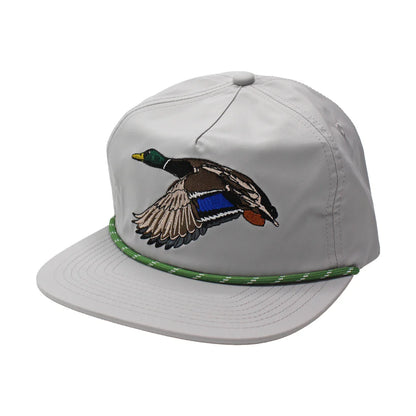 L0500033 Local Boy Youth Mr Mallard Low Profile Rope Hat Cool Gray