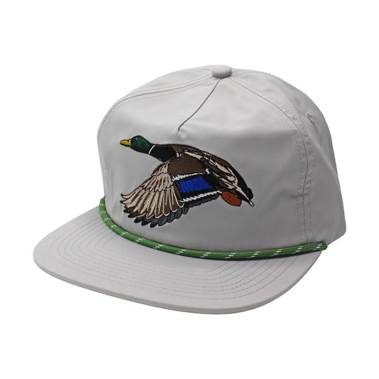 L0500033 Local Boy Youth Mr Mallard Low Profile Rope Hat Cool Gray